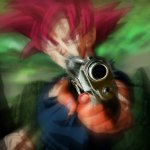 Goku with gun