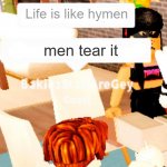 life is like hymen