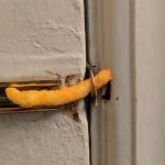 Cheese puff door lock