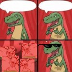 Dino Comic Good Ending meme