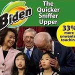 Biden the quicker sniffer-upper
