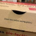 Open Box Before Eating Pizza template