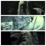Dumbledore reluctantly drinks