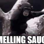 foldgers coffee | SMELLING SAUCE! | image tagged in gifs,karen the manager will see you now | made w/ Imgflip video-to-gif maker