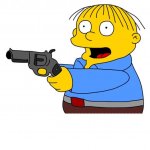 Simpsons gun pistol militia school