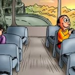 feliz e triste onibus