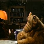 Alf Writing A Letter.