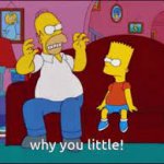 The Simpsons why you little template