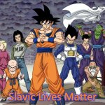 Team Universe 7 | Slavic Lives Matter | image tagged in team universe 7,slavic lives matter | made w/ Imgflip meme maker