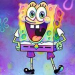 rainbow spongebob