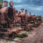 Train graveyard