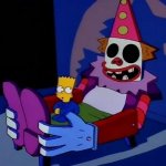 Bart Simpson clown bed