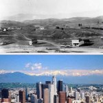 Downtown Los Angeles then and now