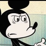 Mickey Mouse WTF Face template