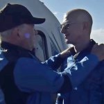 William Shatner with Hands on Jeff Bezos 2