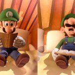 Luigi reading