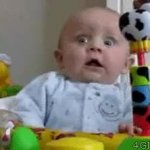 baby scared GIF Template