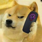 Doge On Phone
