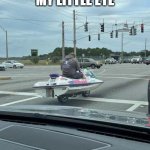 On my way to walmart | I SPY WITH MY LITTLE EYE; REDNECK INNOVATION | image tagged in on my way to walmart | made w/ Imgflip meme maker