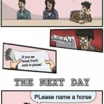 All things for meeting | Name an animal He She Illusionable boi Snake Creeper Sheep Hmmmm... What is your favorite? A Pizza? I don't know If you eat bread,You'll suc | image tagged in the boardroom meeting director's cut,boardroom meeting suggestion | made w/ Imgflip meme maker