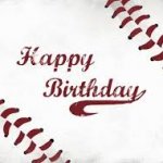 Baseball birthday template
