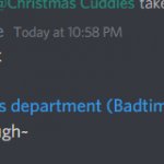 Badtime being s u s