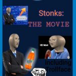 Stonks: The Movie | Stonks: THE MOVIE Including Trollface HD Movi | image tagged in transparent dvd case,fake movies,stonks,movies,hd | made w/ Imgflip meme maker