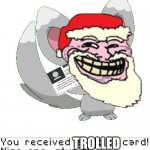 Trolled card (Santa Claus)