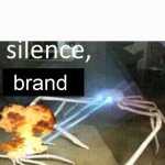 Silence Brand (with text space)