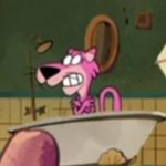 Snagglepuss in the shower
