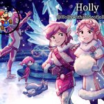 Holly Christmas Announcement meme