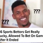 I beg your pardon | image tagged in confused will smith,sports | made w/ Imgflip meme maker
