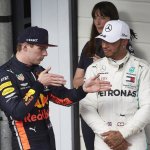 Verstappen explains to Hamilton