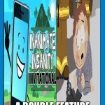 double feature | A DOUBLE FEATURE | image tagged in transparent dvd case,south park,inanimate insanity | made w/ Imgflip meme maker