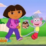 Dora Walking While Boots Runs Amok