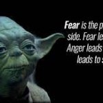 Yoda Fear is the Path to the Dark Side template