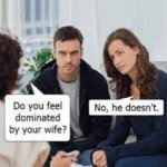 do you feel dominated by your wife meme