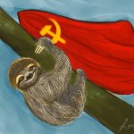 Communist sloth meme
