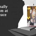 Finally | image tagged in finally i am at peace,bfdi | made w/ Imgflip meme maker