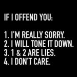 if i offend you
