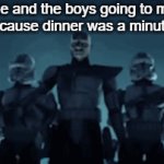 star wars | me and the boys going to my mom cause dinner was a minute late | image tagged in gifs,star wars | made w/ Imgflip video-to-gif maker