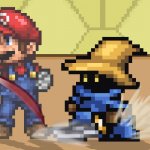 Black mage shivving Mario