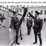 Russian guard of honor