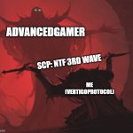 Fanfiction.net (the act of adopting a story is a grand one for me to receive) | ADVANCEDGAMER; SCP: NTF 3RD WAVE; ME (VERTIGOPROTOCOL) | image tagged in master s blessings | made w/ Imgflip meme maker