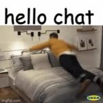 hello chat meme