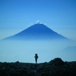 Hiking Mt. Ai & Mt. Fuji meme