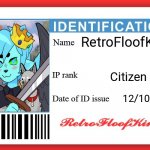 RetroFloofKing's DMV ID