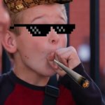 guy from dhar mann smoking the weed | image tagged in the smokin the weed | made w/ Imgflip meme maker