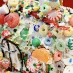 Messy gingerbread house