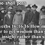 This too shall pass | This too shall pass; Proverbs 16:16 16 How much better to get wisdom than gold, to get insight rather than silver! | image tagged in 1918,pandemic,culture,proverb,humor,usa | made w/ Imgflip meme maker